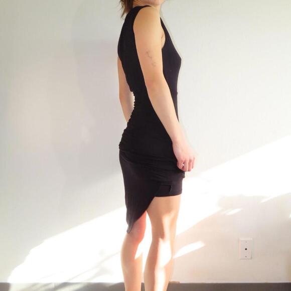 Women's Black Dress - Picture 4 of 5